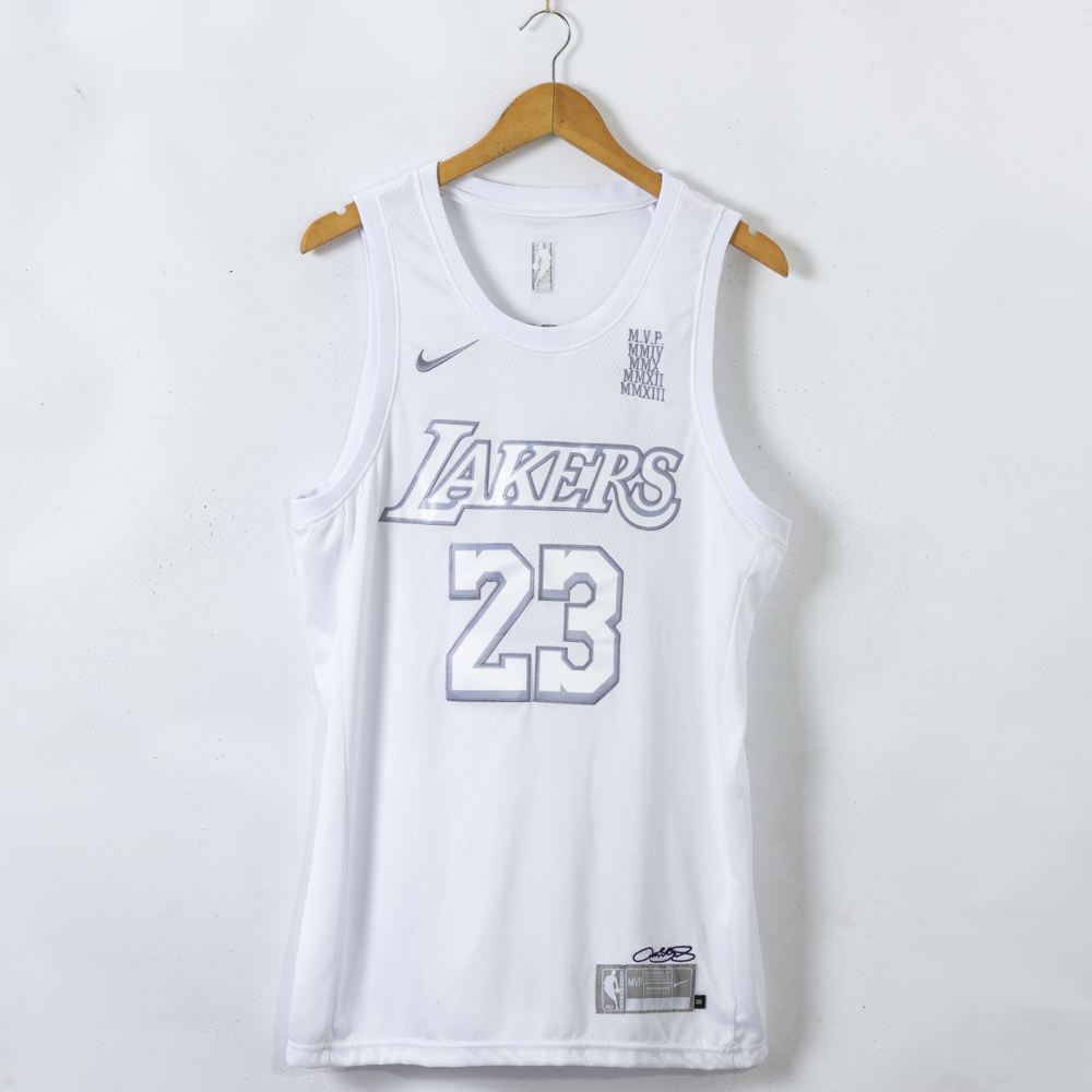 Men Men  Los Angeles Lakers #23 James White NBA Nike MVP Jerseys